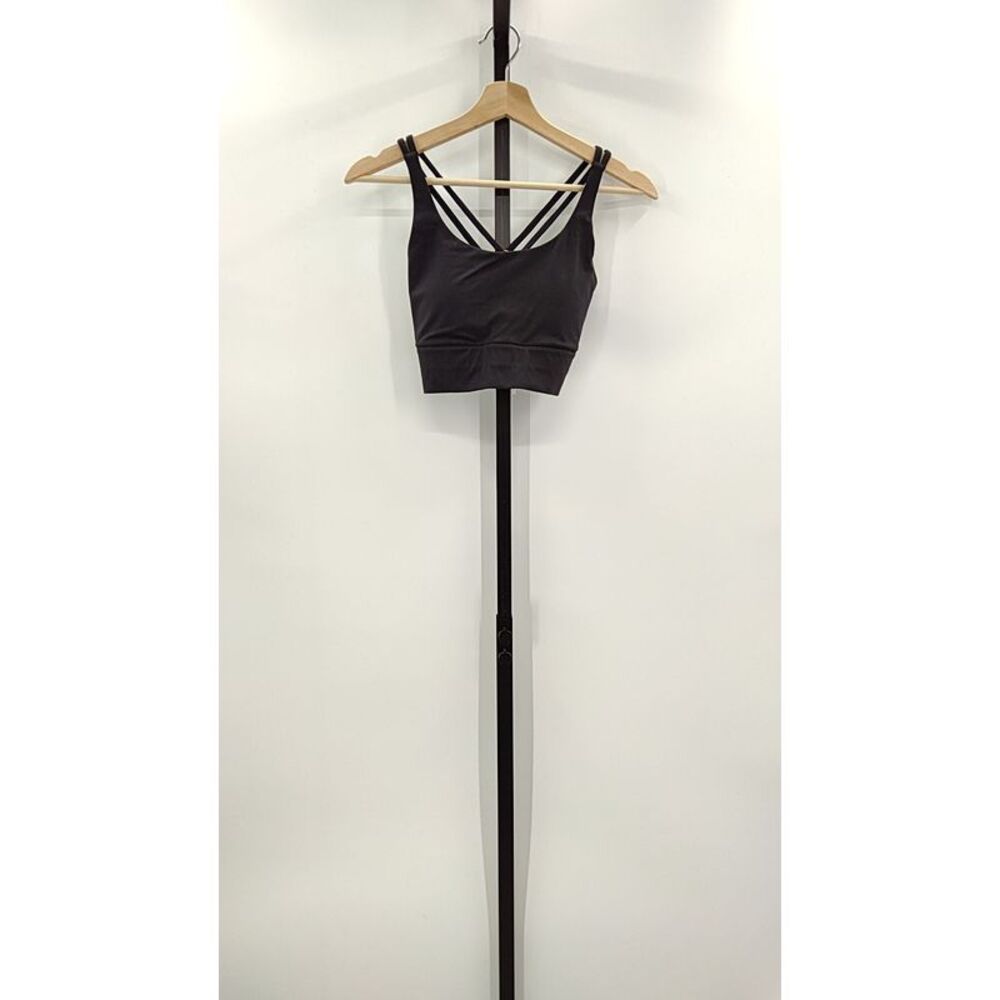 Quince Women Ultra-Form V Neck Cropped Tank Black S